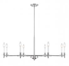 Savoy House 1-4412-8-109 - Jasmine 8-Light Chandelier in Polished Nickel