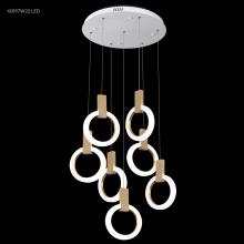 James R Moder 41097W22LED - LED Acrylic Chandelier