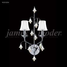 James R Moder 96321S2MW - Murano Collection 2 Light Wall Sconce
