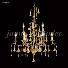 James R Moder 96329S2BE - Murano Collection 9 Light Chandelier
