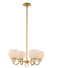 Kalco 513071WB - Ascher 4 Light Chandelier