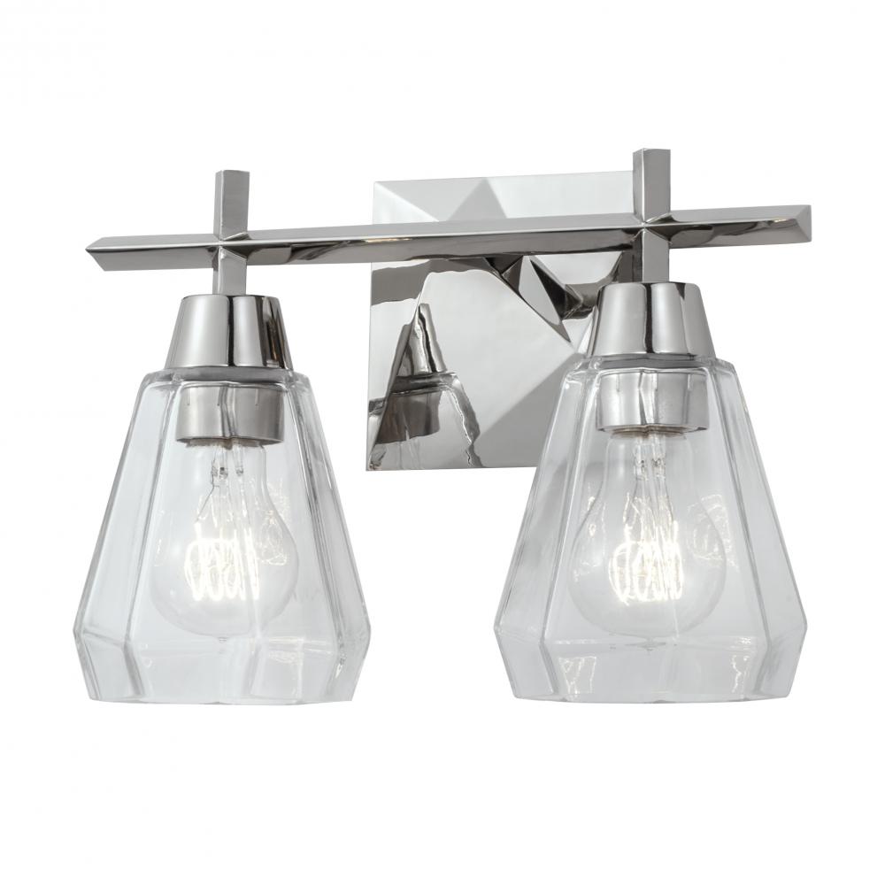 Arctic Vanity Light - Polished Nickel