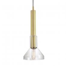 Norwell 5386-SB-CL - Funnel Pendant Light