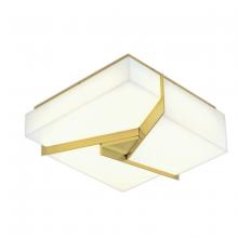 Norwell 5396-SB-MA - Candeau Flush Mount Light - Satin Brass