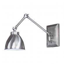 Norwell 8471-PW-MS - Maggie Swing Arm Sconce