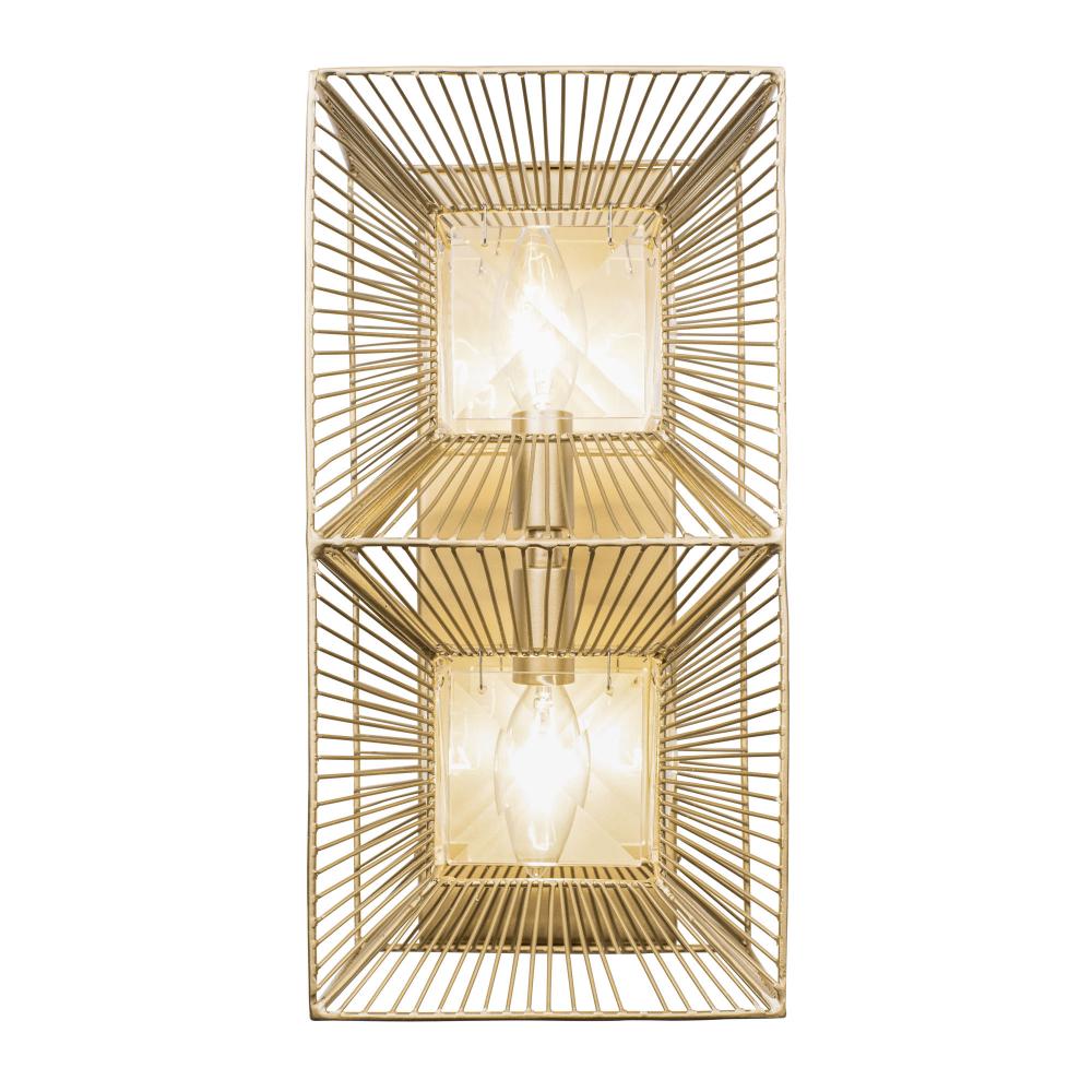 Arcade 2-Lt Sconce - French Gold