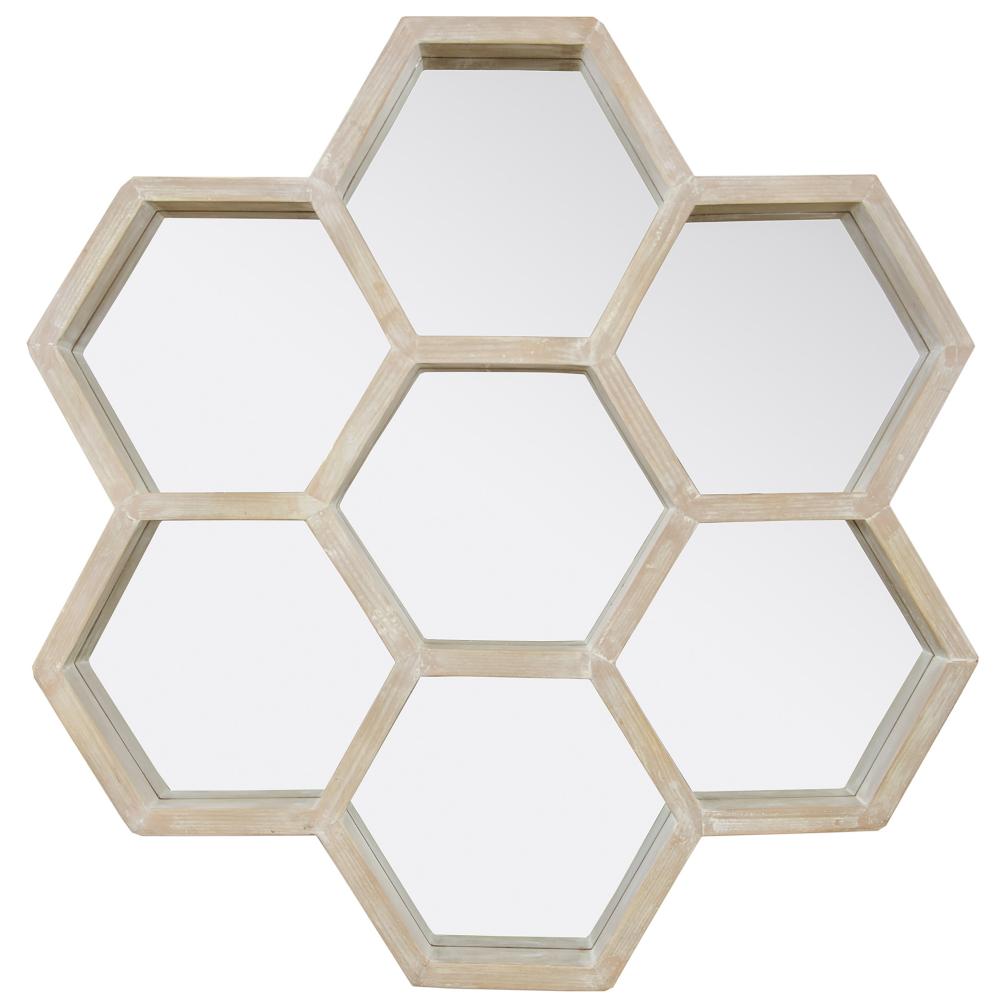 Honeycomb Accent Mirror