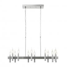 Varaluz 357N12SN - Collette 12-Lt Linear Pendant - Satin Nickel