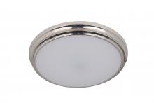 Craftmade X6611-BNK-LED - X66 Series 1 Light 11" LED Flushmount in Brushed Polished Nickel