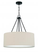 Craftmade 56594-FB - Duke 3 Light 24" Pendant in Flat Black