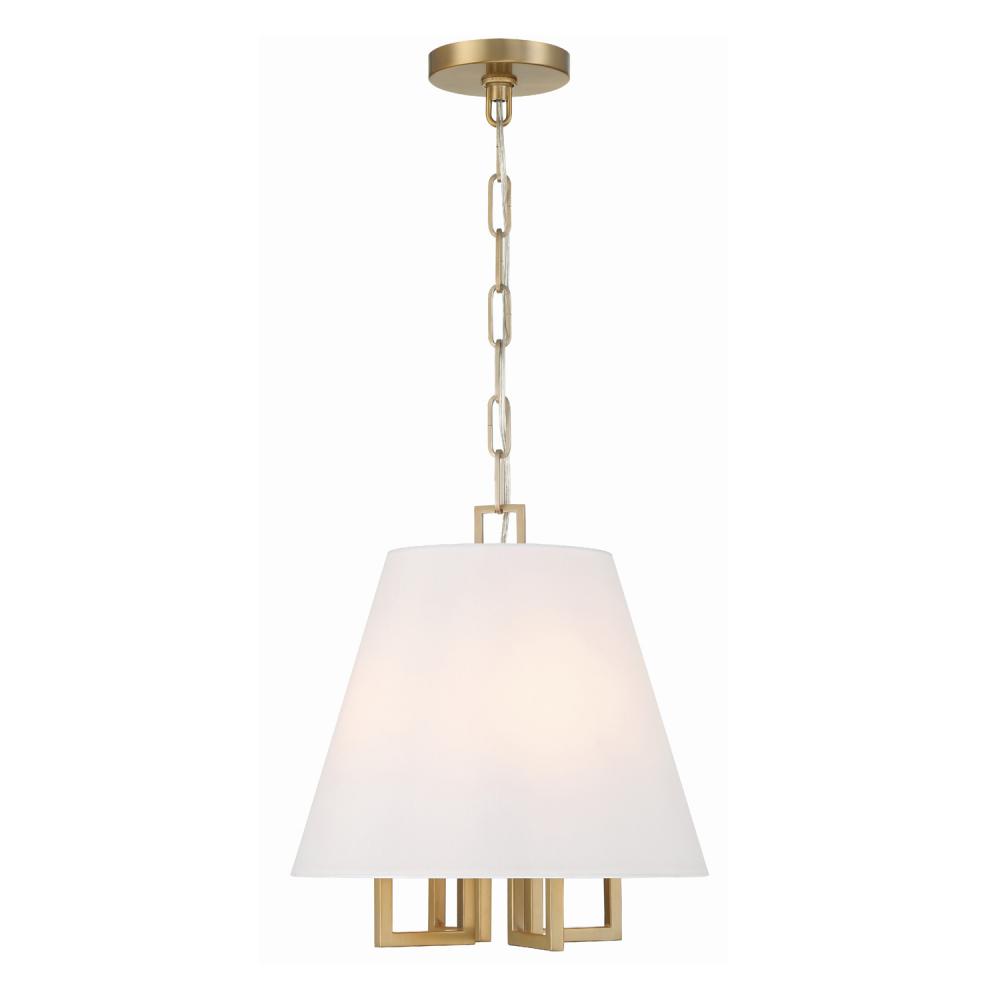 Libby Langdon Westwood 4 Light Vibrant Gold Pendant