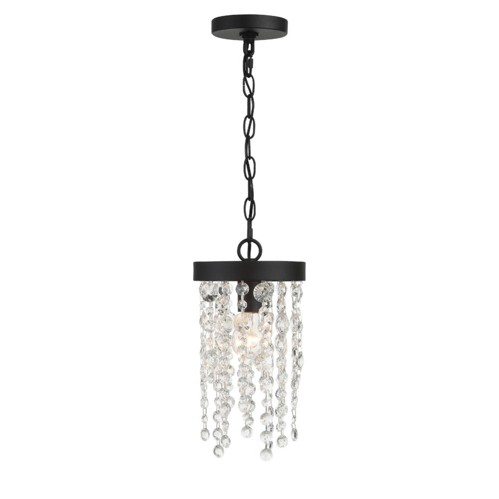 Winham 1 Light Black Forged Mini Pendant