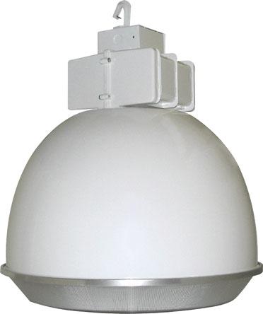 LOW BAY 400W MH PSQT 22" WHITE AL REFLECTOR + DROPLENS + LAMP