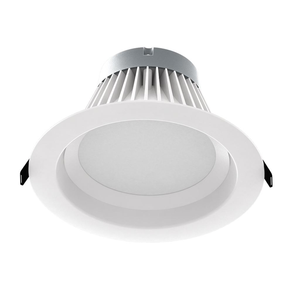Recessed Downlights, 3049 lumens, commercial, 33W, 8 Inches, round, 90CRI, 120-277V, white