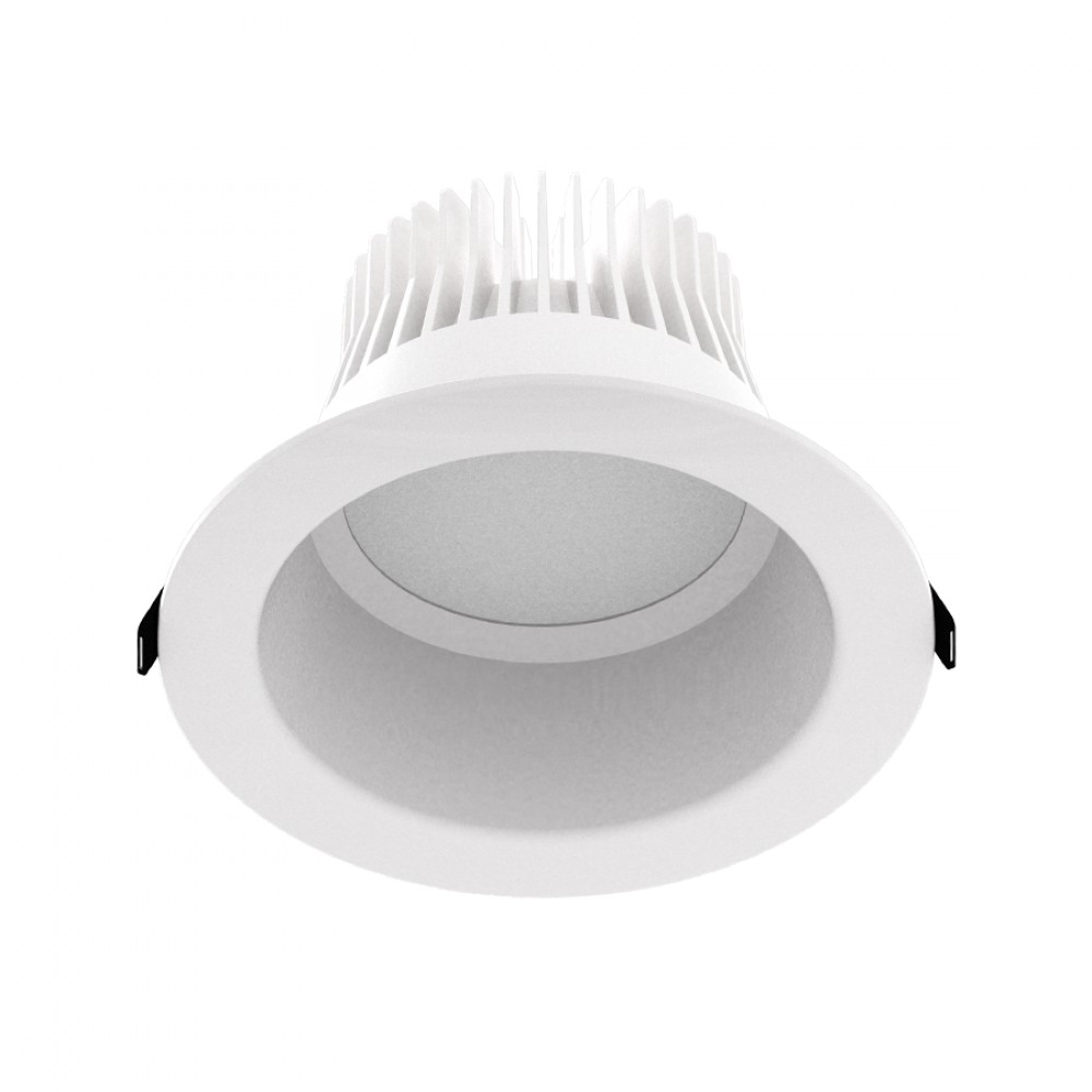 RECESSED DOWNLIGHTS 8120 LUMENS COMMERCIAL 82W 8 INCHES ROUND 80CRI 120V-277V WHITE