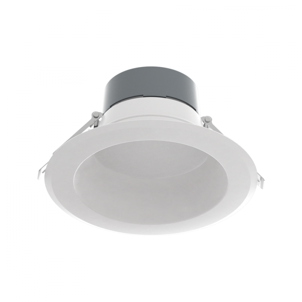 CDL 6" ROUND 9/12/16W 800/1100/1500LM 90CRI 4CCT 120-277V 0-10V DIM WHITE SMOOTH W/LCB