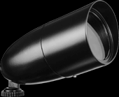 LANDSCAPE 650 LUMENS FLOOD SLEEK 16 PAR16 60W MAX BLACK