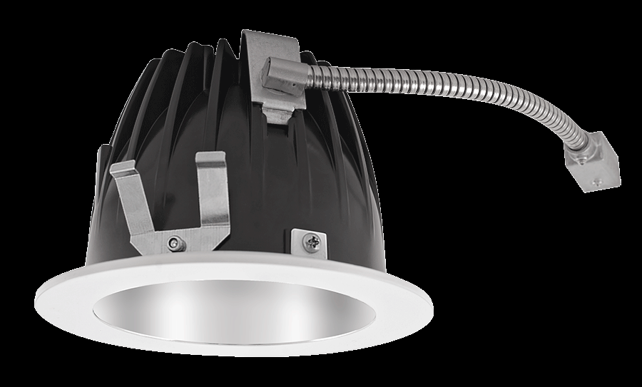 Recessed Downlights, 12 lumens, NDLED4RD, 4 inch round, Universal dimming, 80 degree beam spread,