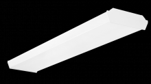 RAB Lighting GUS4-36W/D10/E2 - Strips & Wraps, 4853 lumens, GUS4, 4 feet, 36W, 5000K, 0-10V dimming, white, battery b/up