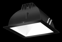RAB Lighting NDLED4SD-80YHC-W-B - Recessed Downlights, 12 lumens, NDLED4SD, 4 inch square, Universal dimming, 80 degree beam spread,
