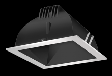 RAB Lighting NDLED6SD-50YY-B-S - Recessed Downlights, 20 lumens, NDLED6SD, 6 inch square, universal dimming, 50 degree beam spread,