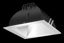 RAB Lighting NDLED4SD-50YHC-M-S - Recessed Downlights, 12 lumens, NDLED4SD, 4 inch square, Universal dimming, 50 degree beam spread,