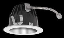 RAB Lighting NDLED4RD-50N-S-W - Recessed Downlights, 12 lumens, NDLED4RD, 4 inch round, Universal dimming, 50 degree beam spread,