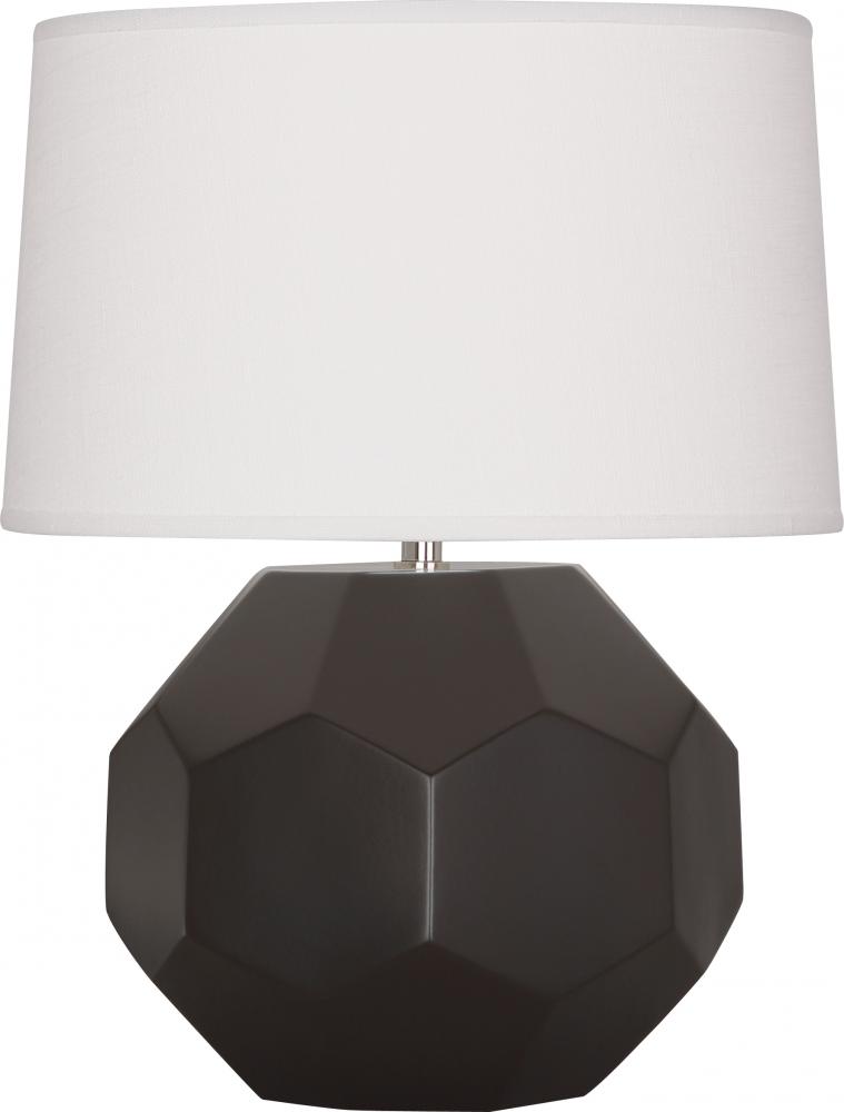 Matte Coffee Franklin Table Lamp