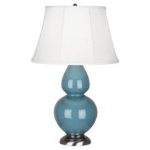 Robert Abbey OB22 - Steel Blue Double Gourd Table Lamp