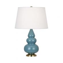Robert Abbey OB30X - Steel Blue Small Triple Gourd Accent Lamp
