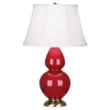 Robert Abbey RR20 - Ruby Red Double Gourd Table Lamp
