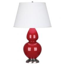 Robert Abbey RR22X - Ruby Red Double Gourd Table Lamp