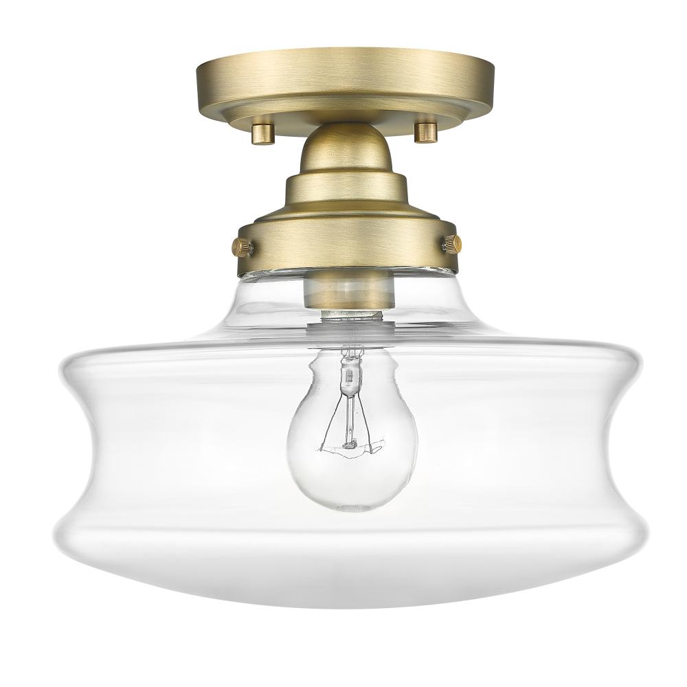 1-Light Convertible Semi-Flush