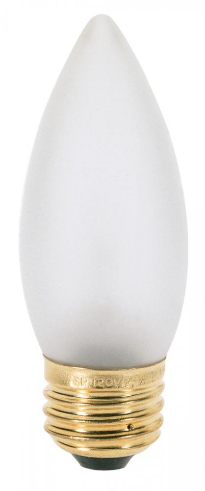 40 Watt B11 Incandescent; Frost; 2500 Average rated hours; 360 Lumens; Medium base; 130 Volt;