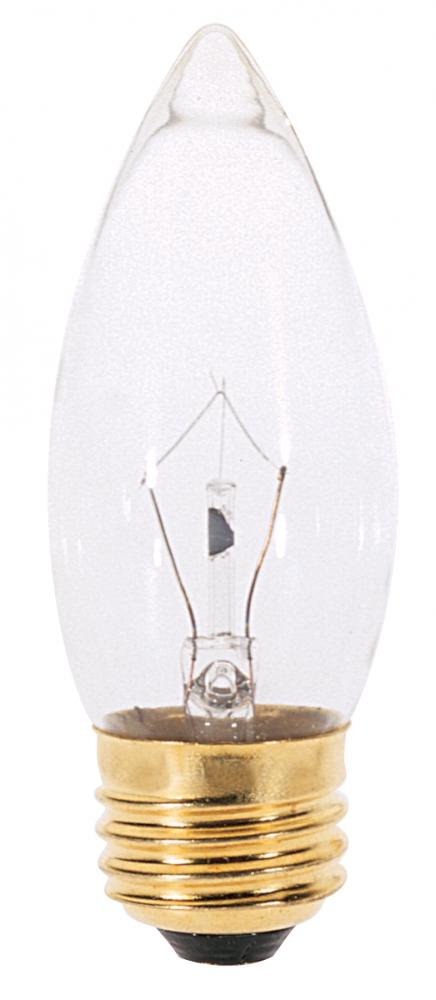 40 Watt B11 Incandescent; Clear; 1000 Average rated hours; 330 Lumens; Medium base; 220 Volt;