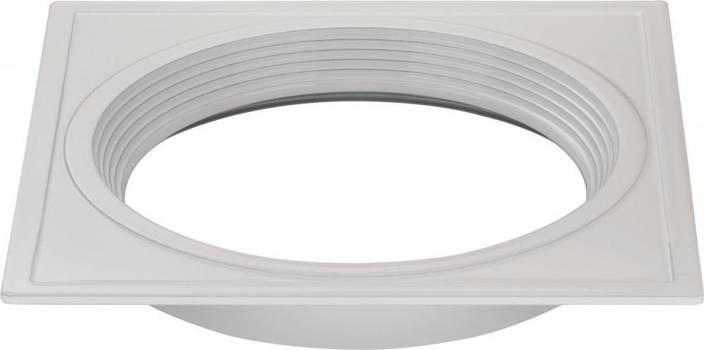 Freedom Square 6" Trim Option For 5"/6" Base Unit; White Finish