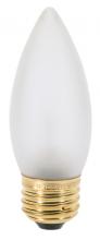 Satco Products Inc. A3635/TF - 40 Watt B11 Incandescent; Frost; 2500 Average rated hours; 360 Lumens; Medium base; 130 Volt;