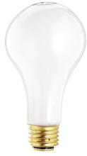 Satco Products Inc. S1821/TF - 50/100/150 Watt A21 Incandescent; White; 2500 Average rated hours; Medium base; 120 Volt; Shatter