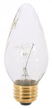 Satco Products Inc. S3367/TF - 40 Watt F15 Incandescent; Clear; 1500 Average rated hours; 350 Lumens; Medium base; 120 Volt;