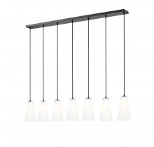 Z-Lite 3043P6-7L-MB - 7 Light Linear Chandelier