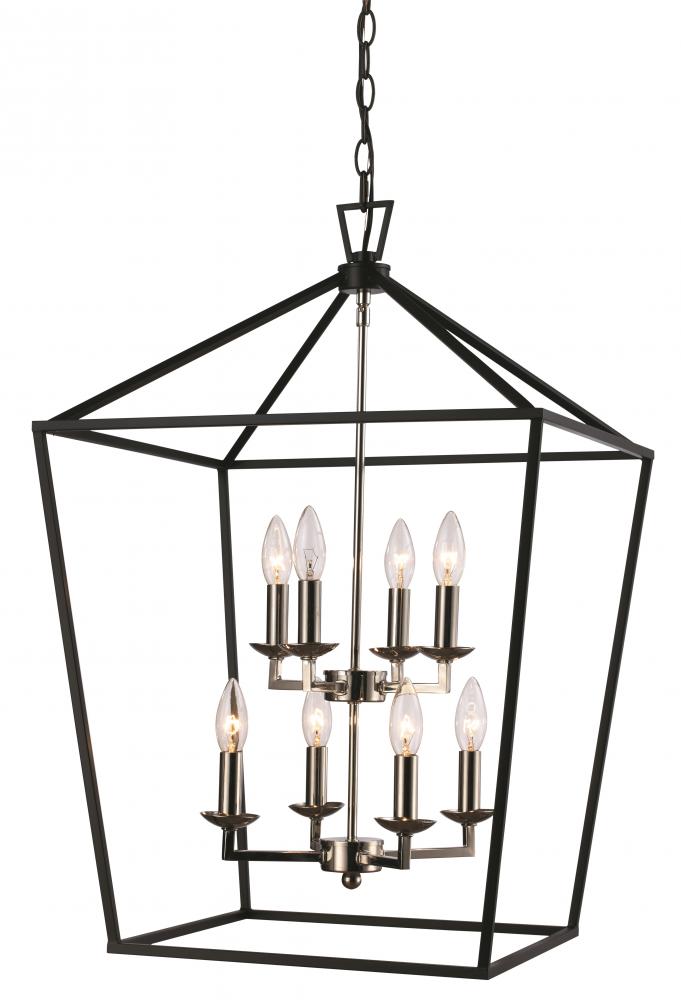 Lacey 19" Pendant Style Cage Chandelier