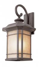 Trans Globe 5822 RT - San Miguel Collection, Craftsman Style, Armed Wall Lantern with Tea Stain Glass Windows