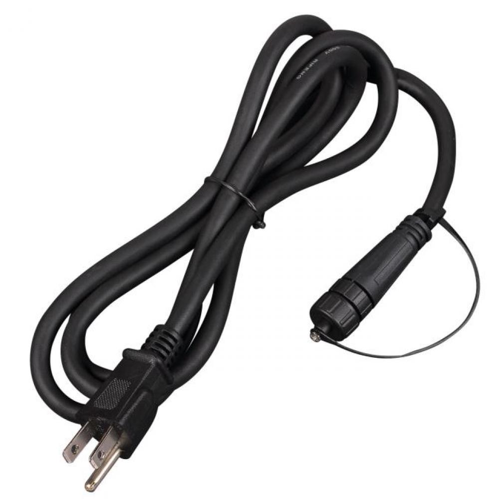 60" Plug-In Power Cable for SunTube 18 LED Horticultural Fixture Black Finish