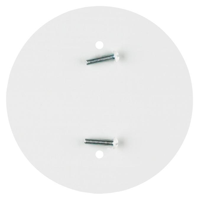 White Outlet Concealer Holes Spaced 3 1/2" Apart