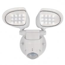 Westinghouse 6364200 - 2 Light LED Security Light Wall Fixture with Motion Sensor White Finish Acrylic Lens