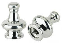 Westinghouse 7013800 - 2 Lamp Finials Nickel Finish