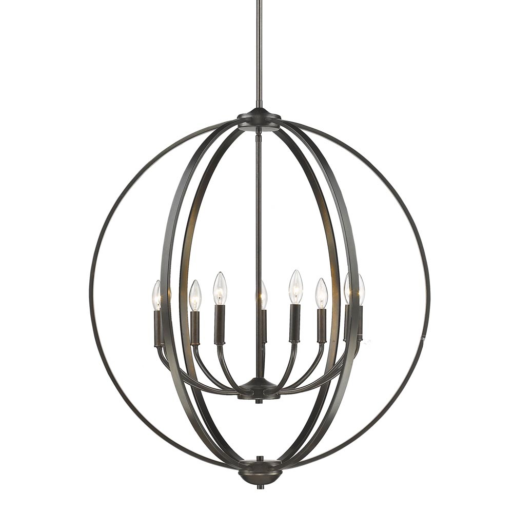 Colson EB 9 Light Chandelier in Etruscan Bronze