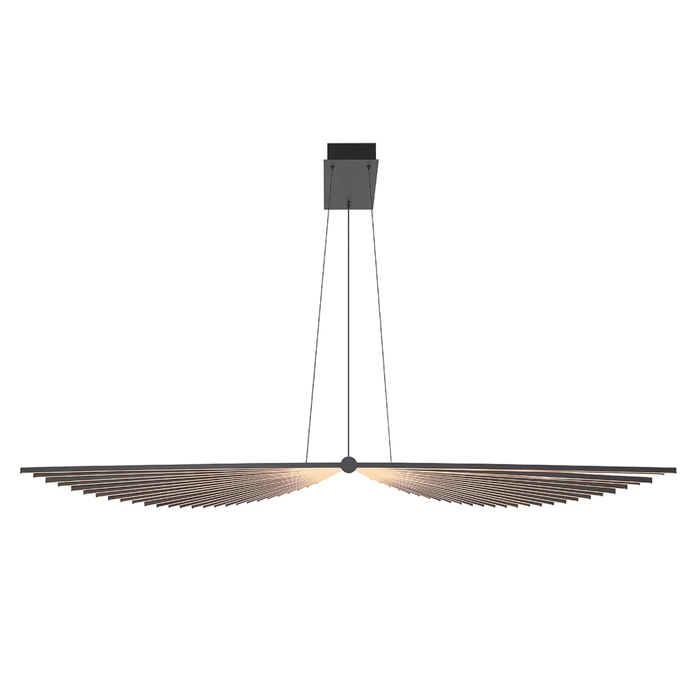 Seraph 1 Light Chandelier in Black