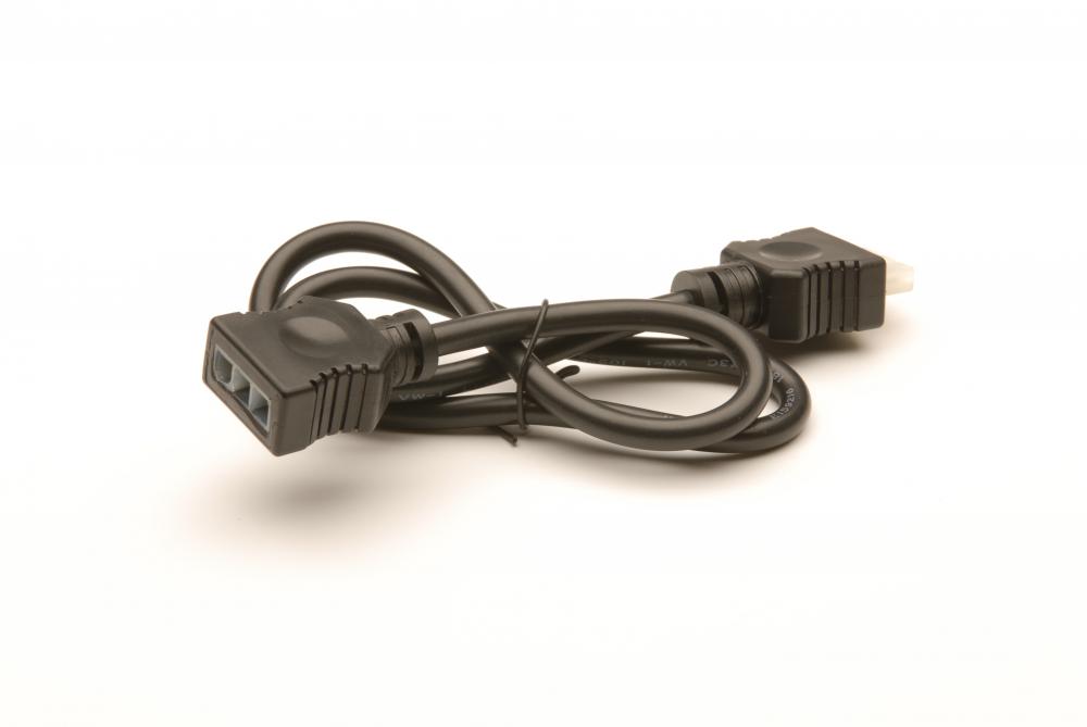 PRIORI Black 24-Inch Extension Cable for T2 Under Cabinet Light