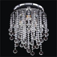 Glow Lighting 566BC3LSP-7C - Crystal Rain Ceiling Close-Up